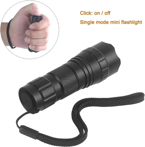Vista 5 de ULTRAFIRE Linterna iluminadora IR de 940 nm, mini linterna LED de visión nocturna nfrared zoomable, iluminador IR de caza para dispositivos
