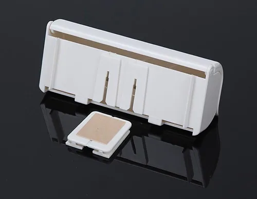 Vista 5 de Eslite Porta cepillo de dientes con tapa (blanco marfil)
