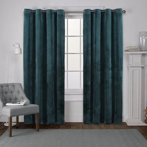 Vista 20 de Cortinas exclusivas para el hogar, de terciopelo, pesadas, para ventanas, paneles pares
