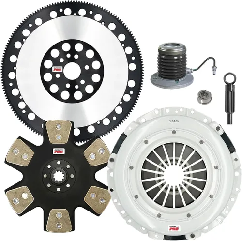 Vista 8 de PRO Performance Stage 5 Kit de embrague con volante Chromoly compatible con Ford Mustang GT 2005-2010, Bullitt, Shelby GT 4.6L 8cyl