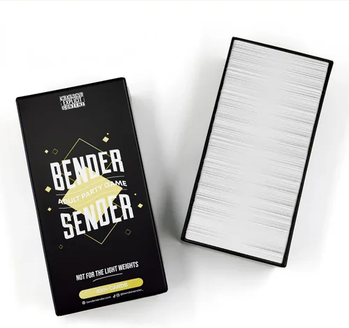 Vista 3 de Juego de fiesta para adultos Bender Sender – Juego de cartas para fiestas de adultos 21+ Más de 500 desafíos audaces y rompehielos Noche