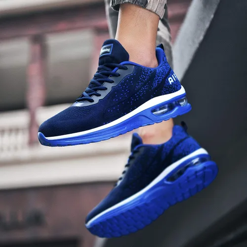Vista 5 de Autper - Tenis deportivos Air para correr para hombre, tenis ligeros para caminar, trotar, ir al gimnasio o hacer deportes, talla 6.5 a 12.5
