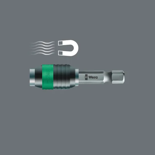 Vista 3 de Wera - 5052502001 889/4/1 K Rapidaptor Soporte de brocas universal para accionamientos hexagonales de 1/4", 2" de largo