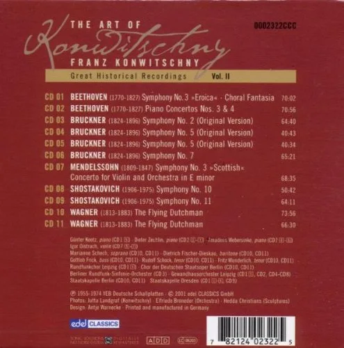 Vista 2 de The Art of Konwitschny - Great Historial Recordings Vol.2