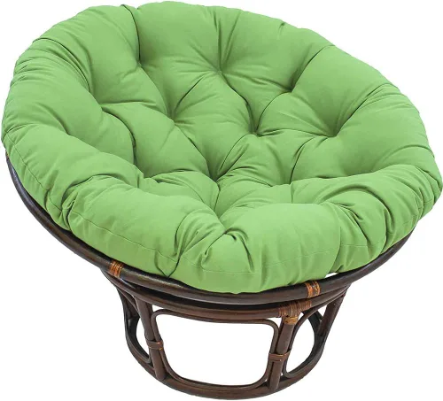 Vista 6 de Cojín para silla de columpio, resistente al agua, grueso, cómodo, para colgar cesta, asiento reclinable, para colgar