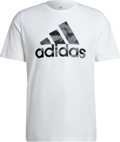 Vista 8 de adidas Essentials - Camiseta con estampado de camuflaje para hombre, Medium Grey Heather-grey Four