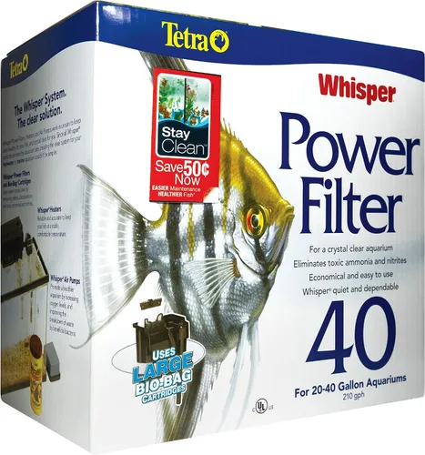 Vista 6 de Tetra Whisper Filtro de potencia, Negros & Grises