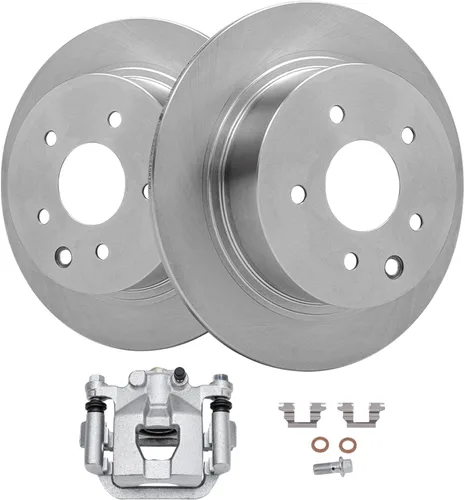 Vista 51 de Detroit Axle - Kit de freno delantero para Honda Odyssey 1999-2004 2001-2002 MDX Rotores de freno de disco Pinza de freno de disco con soporte