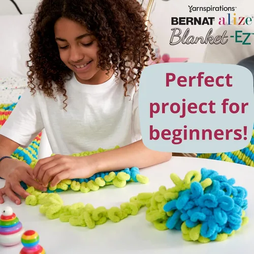 Vista 10 de Bernat Alize Blanket-EZ - Ovillo de lana, color crema