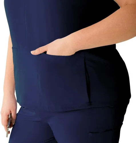 Vista 6 de Blusa médica Nolita de gran tamaño con cuatro bolsillos para mujer