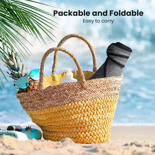 Vista 10 de Simplicity - Sombrero con protección solar UV UPF 50 para mujer, convertible en visera para playa