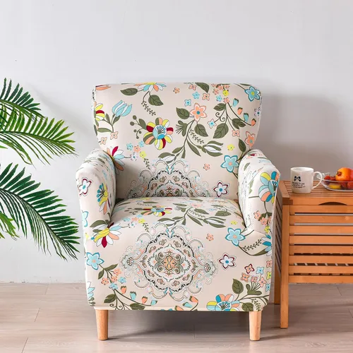 Vista 28 de MIFXIN Funda elástica para sillón de banquete, de terciopelo, 1 pieza, de elastano, elástico, protector de muebles, para sofá de 1 plaza con brazos