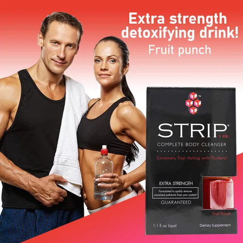 Vista 3 de Wellgenix Strip Herbal Cleanse Detox Liquid - Limpiador de cuerpo entero - Bebida desintoxicante extra fuerte - Limpieza rápida - Ponche de frutas
