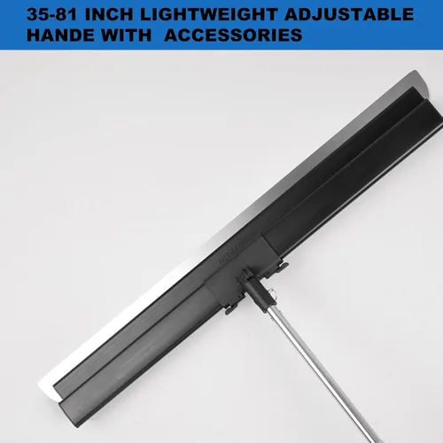 Vista 3 de Herramientas para Paneles de Yeso Cuchilla Alisadora con Mango de Extensión - Cuchillas de 10", 14", 24" y 32" 40" con 2 Cuchillas de 0.3 mm