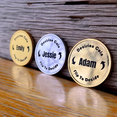 Vista 5 de Decision Coin - Moneda personalizada para parejas
