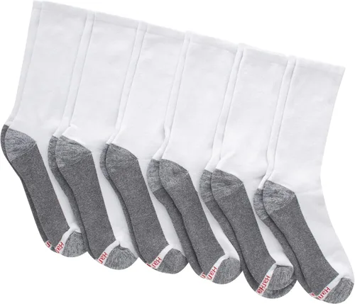 Vista 7 de Hanes Calcetines acolchados Max para hombre, absorben la humedad con control de olores, paquete múltiple