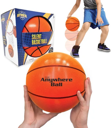 Vista 10 de Anywhere Ball, Silent Basketball, Airless Foam for Indoor Training, Dribbling, and Realistic Bounce