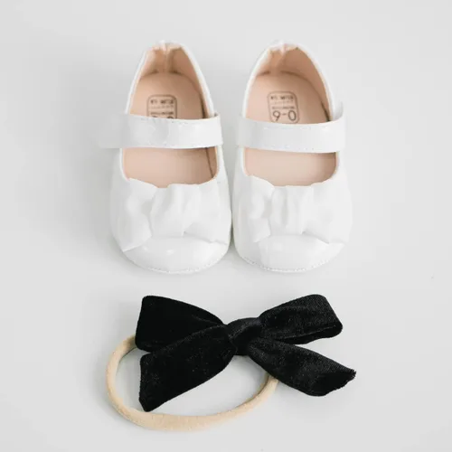 Vista 3 de Sawimlgy Zapatos de ballet Mary Jane con lentejuelas para bebé y niña, de piel sintética, para boda, fiesta, princesa, suela de goma, para niños