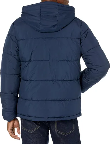 Vista 3 de Tienda Essentials Mens Heavyweight Hooded Puffer Coat