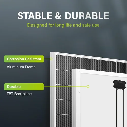 Vista 11 de Newpowa 175/200 W panel solar, Plateado