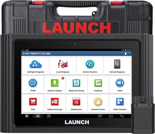 Vista 10 de LAUNCH CRP129 HD Herramienta de escaneo de camión resistente, herramienta de diagnóstico de sistema completo para diésel con ajuste de límite