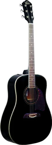 Vista 6 de Oscar Schmidt Guitarra acústica OG2B-A Dreadnought. Negro