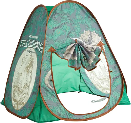 Vista 8 de Baby Shark - Tienda de campaña desplegable para niños, 28 x 28 x 30 pulgadas, casa de juegos plegable para interiores y exteriores, ligera