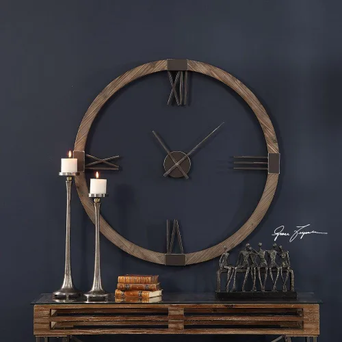 Vista 9 de Uttermost Marcelo - Reloj de pared moderno de 39,5 pulgadas