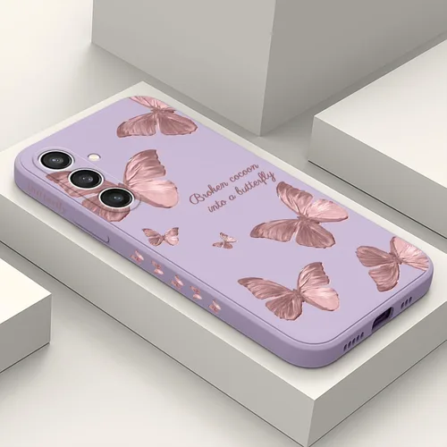 Vista 17 de LEECG Funda para Galaxy S23 FE, diseño creativo de impresión lateral de astronauta para Samsung S23 FE 5G, funda protectora resistente de silicona