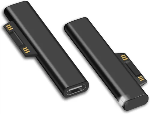 Vista 8 de Sisyphy Adaptador de carga Surface Connect a USB-C para Microsoft Surface Gris