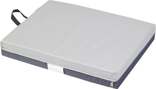Vista 3 de Cojín para protección de la piel gel "E" para silla de ruedas, de Drive Medical, 14894, Azul oscuro, 1, 1