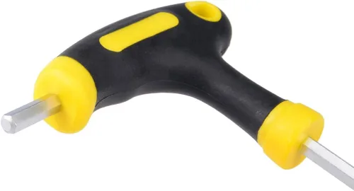 Vista 3 de uxcell Llave hexagonal magnética con mango en T de punta de bola métrica de 0.118 in