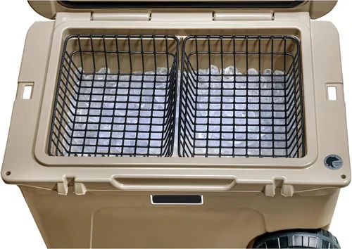 Vista 10 de Above Sea Level Cesta enfriadora para YETI Tundra Haul, YETI Roadie 48 y YETI Roadie 60 – Estante enfriador de alambre para enfriadores de ruedas