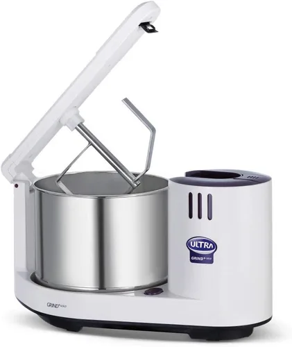 Vista 4 de Ultra Grind+ Gold - Molinillo húmedo de mesa de 2 litros con amasadora Atta, 110 voltios, color morado