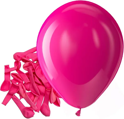 Vista 226 de Bezente Paquete de 150 globos de látex mate color burdeos de 5 pulgadas rojo (07-Red-G42)