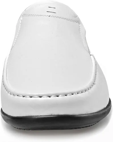 Vista 2 de Mocasines de cuero genuino de primera calidad para hombre, zapatos casuales sin cordones para conducir, mocasines para hombre, ligeros