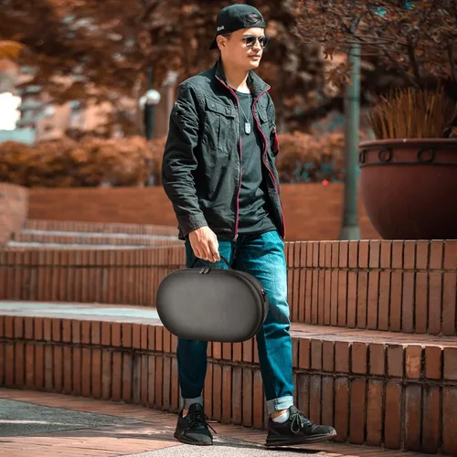 Vista 6 de Carrying Case Compatible with MetaOculus Quest Pro, Virtual Reality Headset Game System Storage Holder, VR Accessories Travel Organizer for