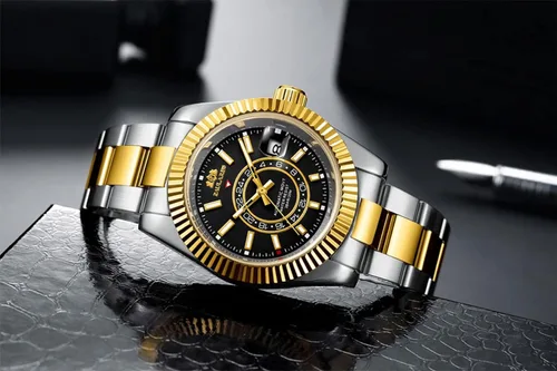 Vista 2 de LGXIGE PAULAREIS - Reloj de pulsera de lujo con movimiento automático para hombre, resistente al agua, AAA, para hombre