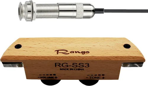 Vista 5 de Pastilla de guitarra acústica Micrófono de contacto Transductor piezoeléctrico para violonchelo banjo ukelele mandolina Guitarra Micrófono Pastilla