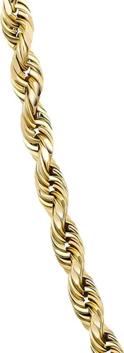 Vista 2 de PORI JEWELERS 18K Yellow Gold 1.5MM, 1.8MM, 2MM, 2.5MM, 3MM, 4MM, or 5MM Diamond Cut Rope Chain Necklace Unisex Sizes 16"-30
