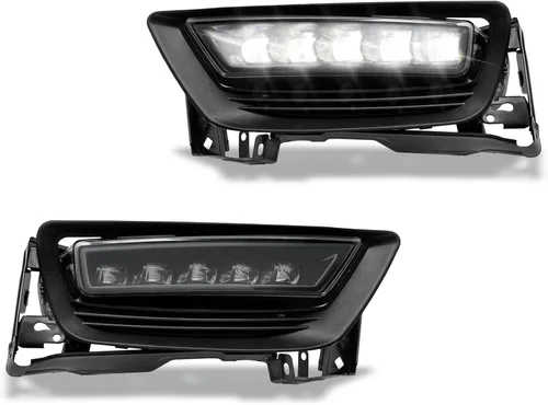 Vista 36 de Fog Lights Compatible With 2013 2014 2015 Ford Explorer Front Bumper Driving Lamp Assembly Clear Lens