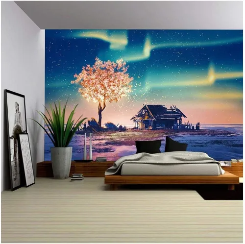 Vista 9 de Wall26 - Papel pintado autoadhesivo para pared, WMR-WP-X-DA51-66x24x4