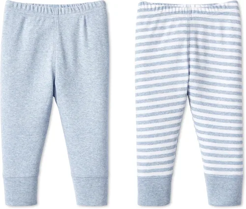 Vista 8 de Lamaze Organic Baby Pantalones deportivos de meter para bebé niño Gris claro/oscuro.