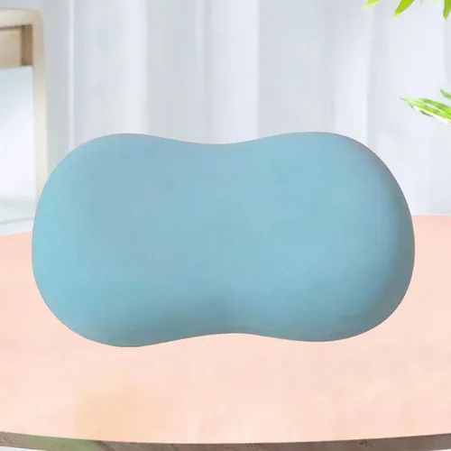 Vista 2 de Almohadas de espuma viscoelástica, almohada cervical ergonómica con contorno de cuello para dolor de cuello y hombros, almohadas ajustables