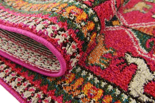 Vista 8 de Unique Loom Sedona Collection Southwestern, borde, sobreteñida, animales, tribal, alfombra de área abstracta, 2 pies 2 pulgadas x 6 pies 7 pulgadas