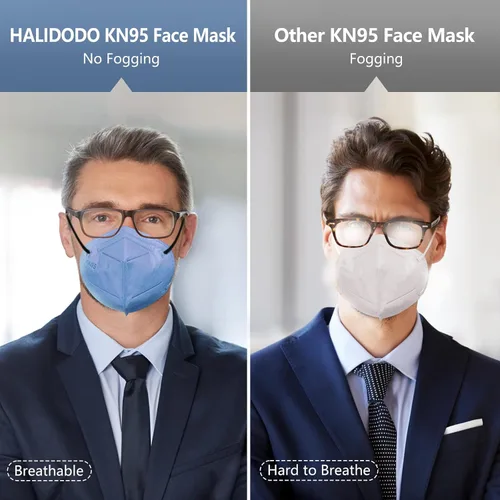 Vista 5 de KN95 Face Mask 5-Ply Breathable & Comfortable Filter Safety Mask