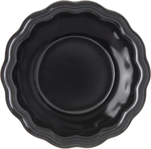 Vista 2 de Carlisle FoodService Products 4394303 Ramequín festoneado de melamina, 2 onzas, negro