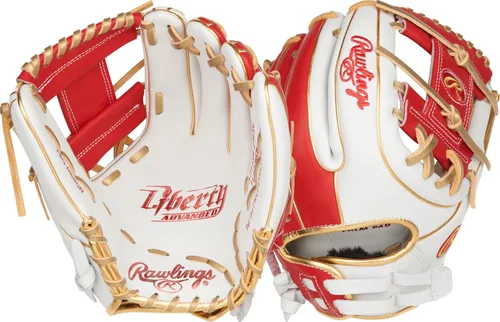 Vista 19 de Rawlings Guantes de sóftbol Liberty Advanced Color Series Fastpitch Tamaños 11.75 a 13 pulgadas Múltiples estilos