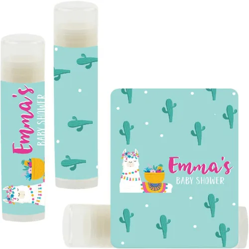 Vista 26 de Andaz Press Llama and Cactus - Colección de fiesta para baby shower, Etiqueta para botella de sidra de manzana., 1