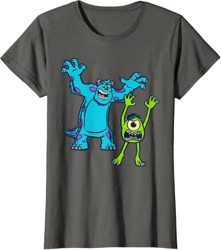 Vista 7 de Camiseta de la Universidad Sulley y Mike de los Monsters de Disney Pixar